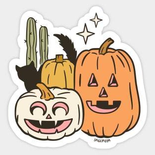 Cutie Pumpkins Sticker